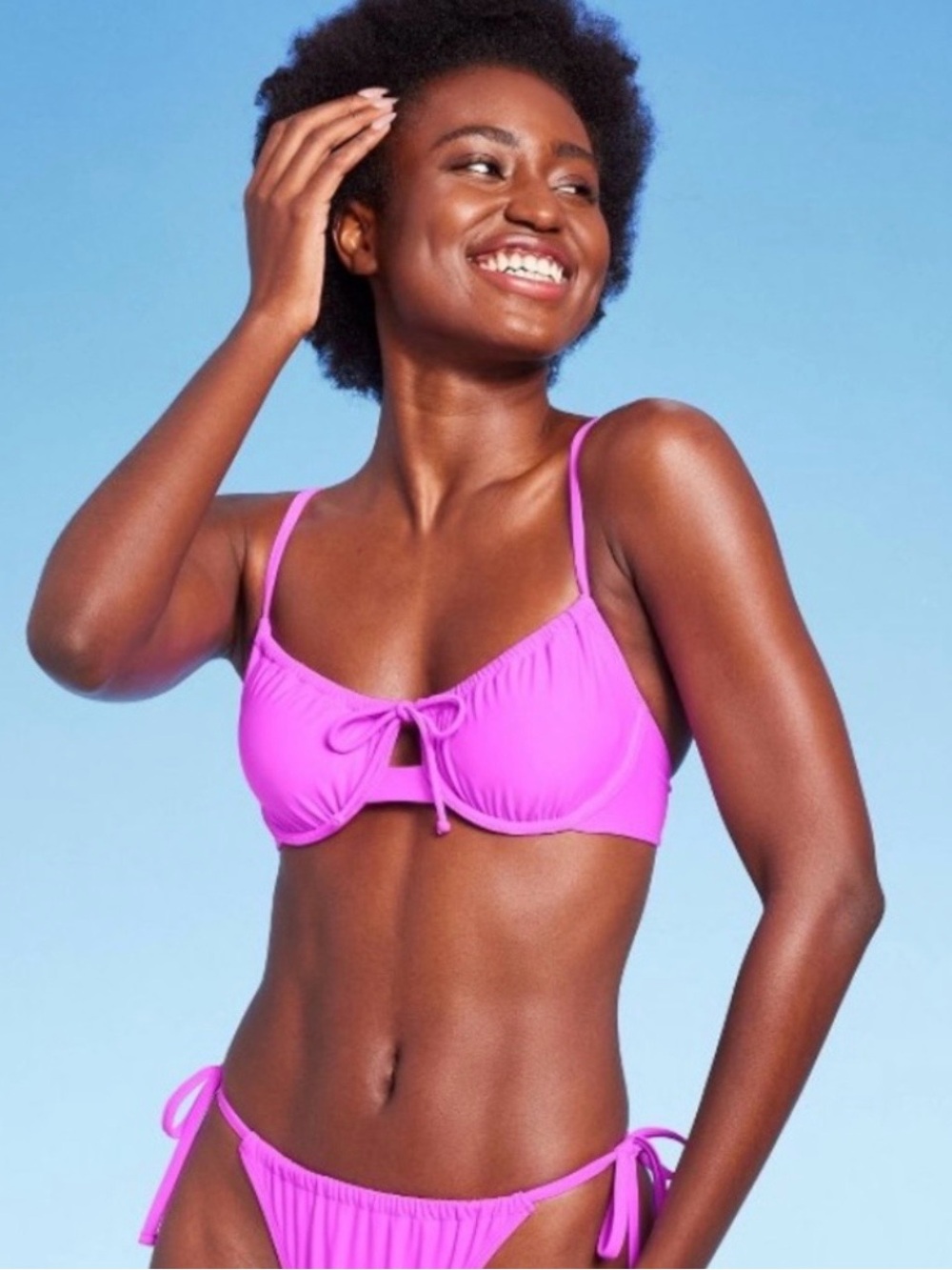 wild fable Vibrant Purple Bikini Top & Bottom